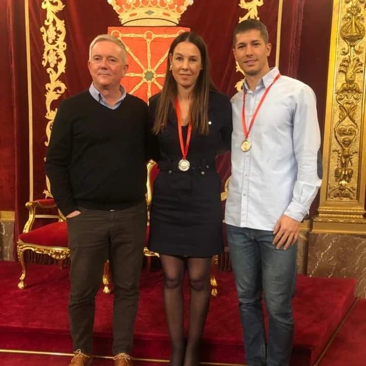 Ioseba Fernández y Ana Delgado, Medalla de Oro y de Plata del Gobierno de Navarra